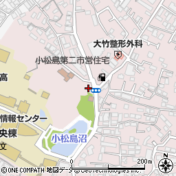 仙台北警察署小松島交番周辺の地図