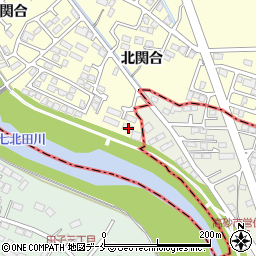 宮城県多賀城市新田南関合50周辺の地図