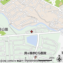 仙台貝ケ森郵便局周辺の地図