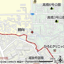 宮城県多賀城市高橋（発向）周辺の地図