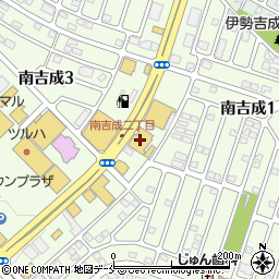 ダイソー仙台南吉成店周辺の地図