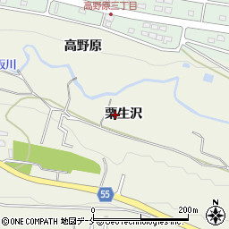 宮城県仙台市青葉区芋沢栗生沢周辺の地図