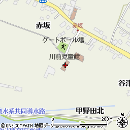 川前児童館周辺の地図