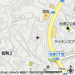 宮城県仙台市青葉区堤町3丁目2-23周辺の地図