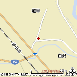宮城県仙台市青葉区上愛子道半58周辺の地図