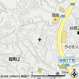 宮城県仙台市青葉区堤町周辺の地図