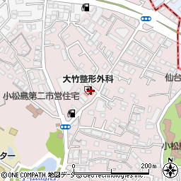 大竹整形外科医院周辺の地図