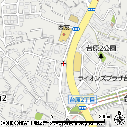 株式会社システムリバース　仙台支店周辺の地図