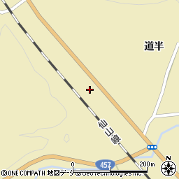 宮城県仙台市青葉区上愛子道半46周辺の地図