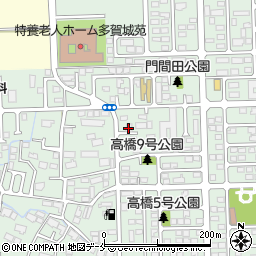 ミナミオート　多賀城店周辺の地図