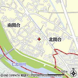 宮城県多賀城市新田南関合41周辺の地図