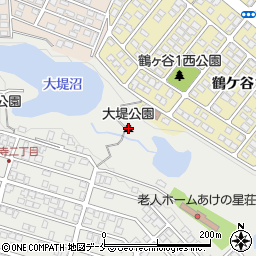 大堤公園周辺の地図