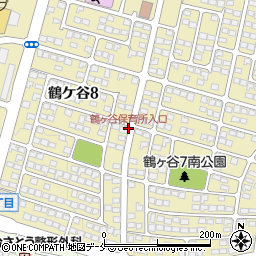 鶴ヶ谷保育所入口周辺の地図