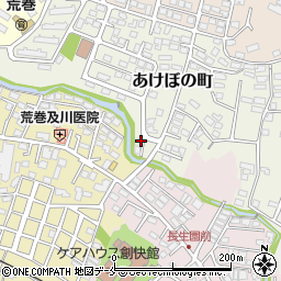 宮城県仙台市青葉区あけぼの町11周辺の地図