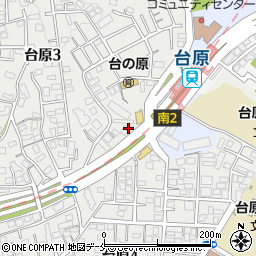 クレフラスト台原駅前２Ａ周辺の地図