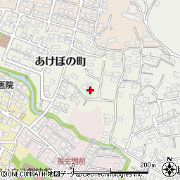 宮城県仙台市青葉区あけぼの町5-27周辺の地図