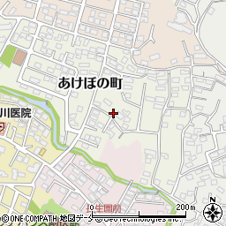宮城県仙台市青葉区あけぼの町5-31周辺の地図