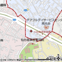 南風オート仙台周辺の地図