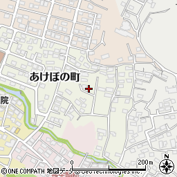 宮城県仙台市青葉区あけぼの町5-8周辺の地図