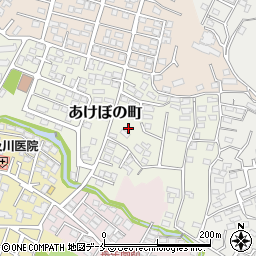 宮城県仙台市青葉区あけぼの町5-38周辺の地図