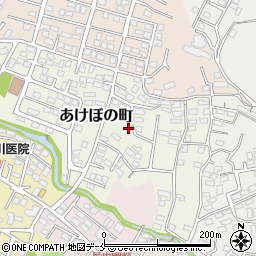 宮城県仙台市青葉区あけぼの町5-40周辺の地図