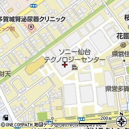 ソニー仙台テクノロジーセンター周辺の地図