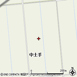 宮城県仙台市宮城野区岩切（西中土手）周辺の地図