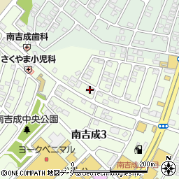 プリベール南吉成周辺の地図