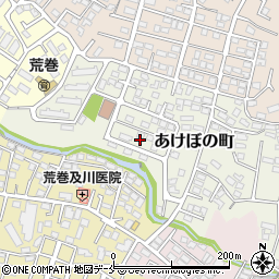 宮城県仙台市青葉区あけぼの町10周辺の地図