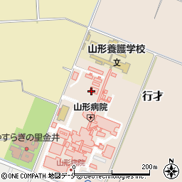 国立病院機構山形病院（独立行政法人）附属看護学校周辺の地図