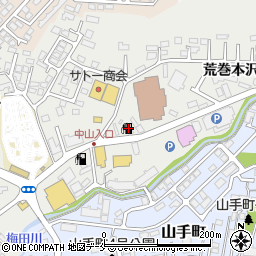 北日本石油株式会社　仙台支店フレンドシップ中山給油所周辺の地図