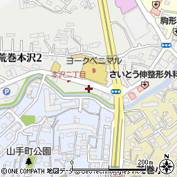 仙台北警察署荒巻交番周辺の地図