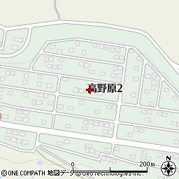 宮城県仙台市青葉区高野原2丁目4周辺の地図