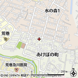 宮城県仙台市青葉区あけぼの町7-35周辺の地図