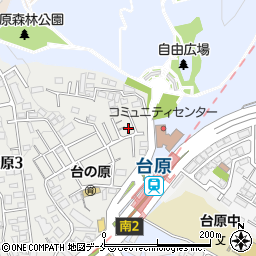 アンジュ仙台北周辺の地図