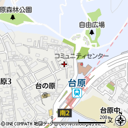 アンジュ仙台北周辺の地図