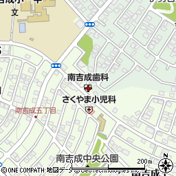 南吉成歯科医院周辺の地図