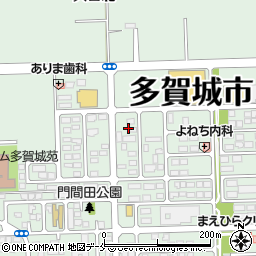 仙台調剤薬局　多賀城店周辺の地図