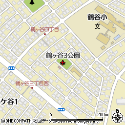 鶴ヶ谷３公園周辺の地図