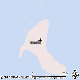 砥面島周辺の地図