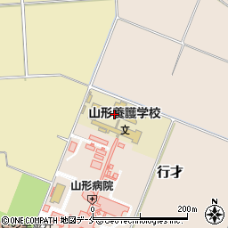 山形県立山形養護学校周辺の地図