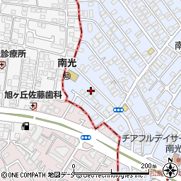 宮城県仙台市泉区南光台2丁目2周辺の地図