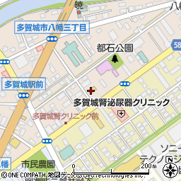 セブンイレブン多賀城八幡４丁目店周辺の地図