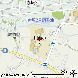 仙台市立川前小学校周辺の地図