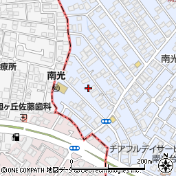 宮城県仙台市泉区南光台2丁目3周辺の地図