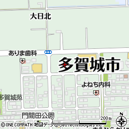 ヨークベニマル多賀城店駐車場周辺の地図