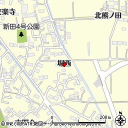 宮城県多賀城市新田（堀西）周辺の地図