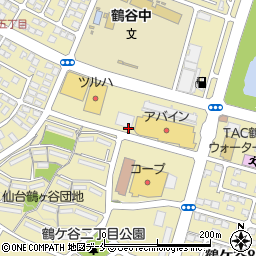 ミーツ鶴ヶ谷アバイン店周辺の地図