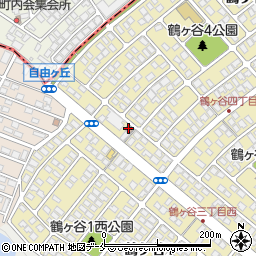 鶴ヶ谷４集会所周辺の地図