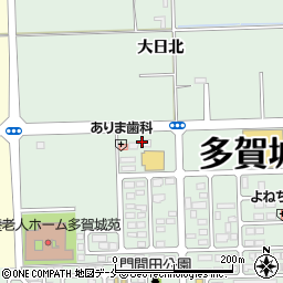 ソフトバンク　多賀城周辺の地図